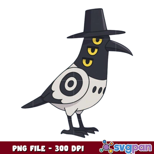 Demon bird png, fantasy creature png, dark wings png