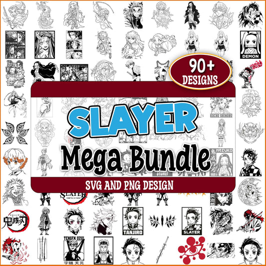 Demon slayer svg bundle