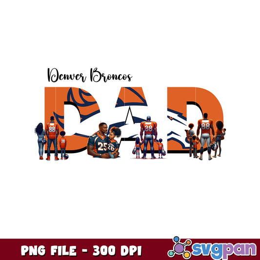 Denver broncos dad png, national football league png, amercan football png