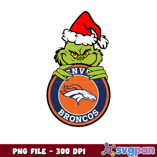Denver broncos grinch design png, nfl teams png, super bowl 2025 png