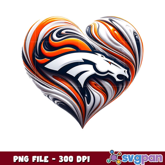 Denver broncos heart png, nfl reddit​ png, nfl network​ png
