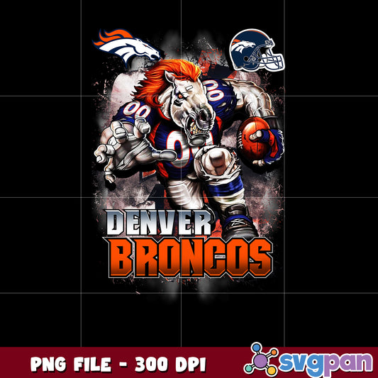 Denver broncos logo helmet and mascot png, super bowl png, american football png