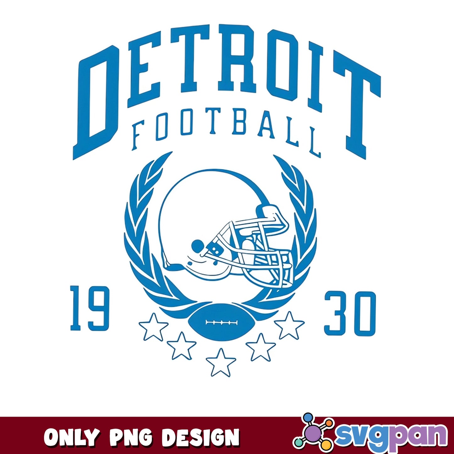 Detroit Football PNG, Detroit Lions PNG, Football Helmet PNG