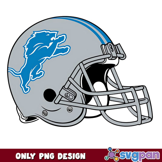 Detroit Lions Helmet PNG, Lions Football Clipart, NFL PNG