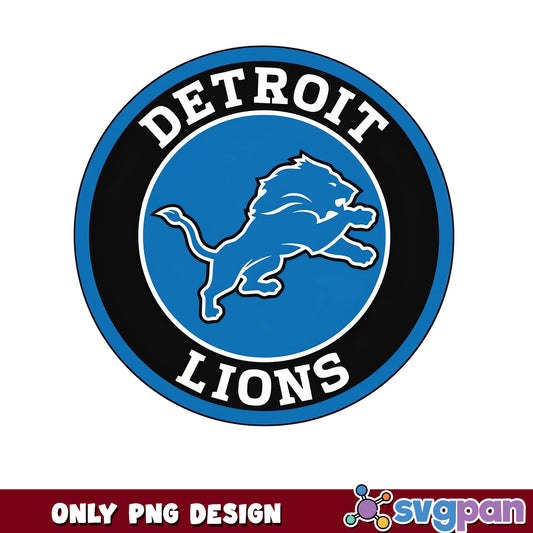 Detroit Lions PNG, NFL Football Team Logo PNG, Lions PNG