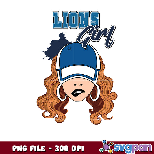Detroit lions girl png, nfl lions teams png, amercan football png