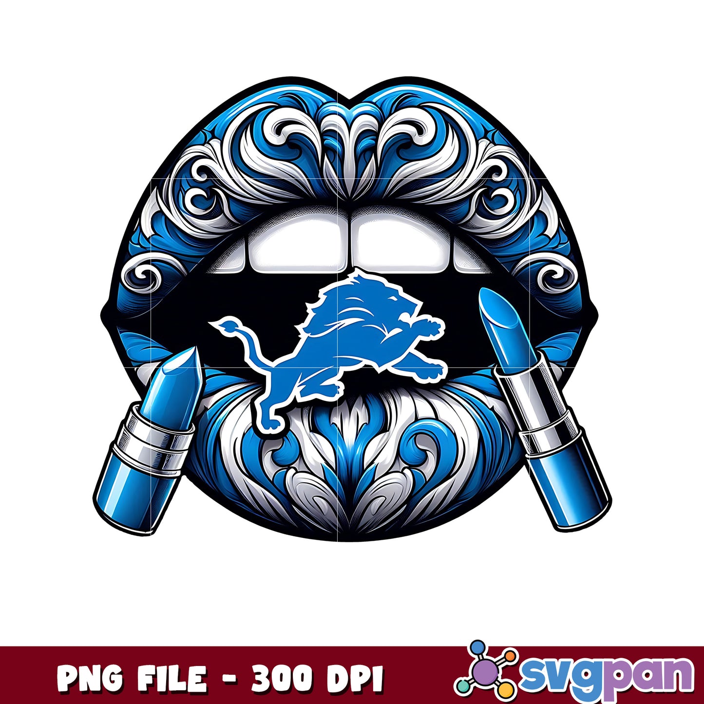 Detroit lions lips png, nfl players png, nfl playoffs png