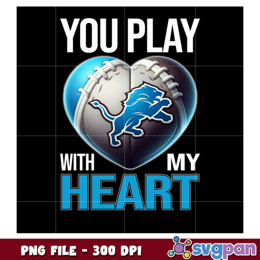 Detroit lions nfl heart png, super bowl 2025 png, nfl games today png