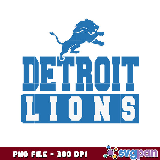 Detroit lions team logo design png, nfl png, american football championship png