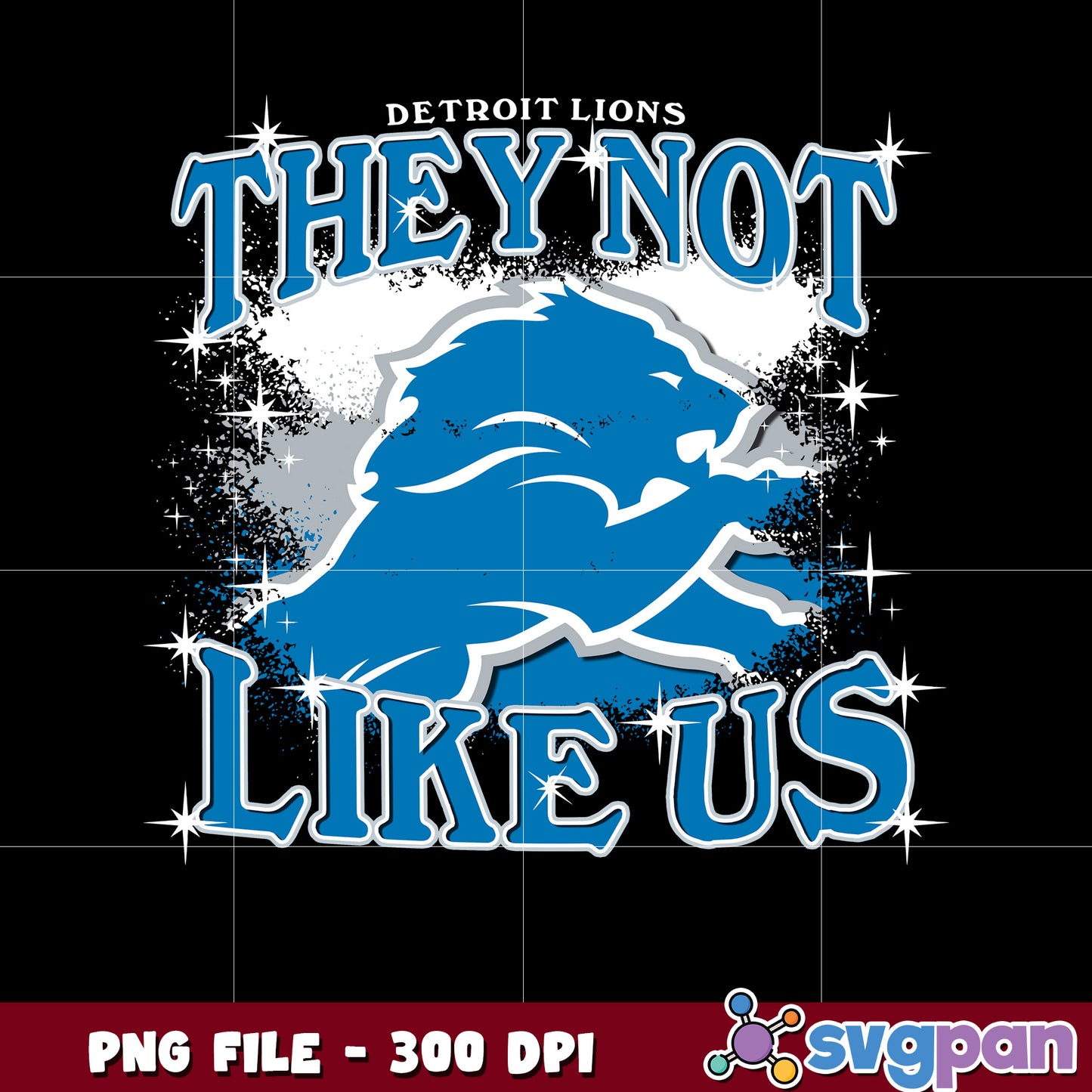 Detroit lions team logo they not like us png, lions nfl png, nfl games png