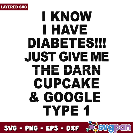 Diabetes Awareness Design, Get the Cupcake and Google Type 1