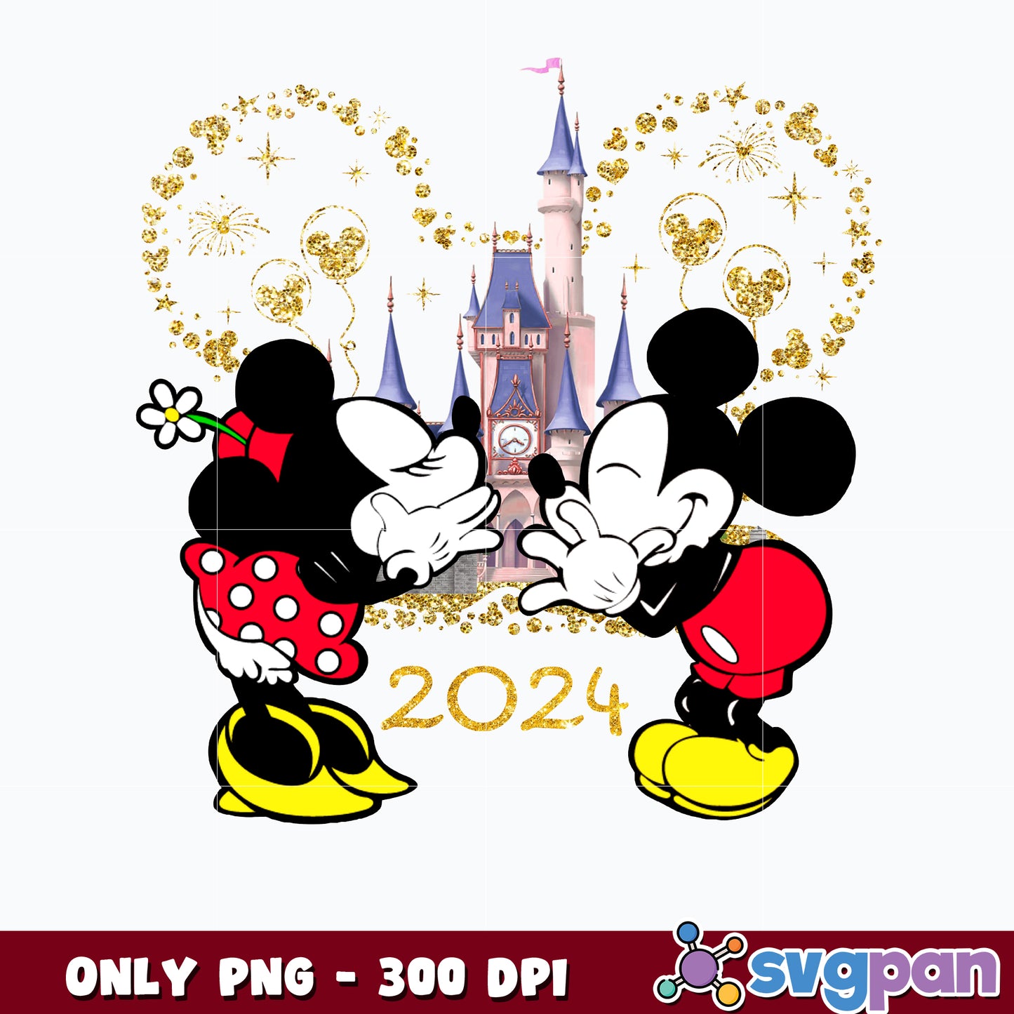 Minnie head disney trip 2024 png