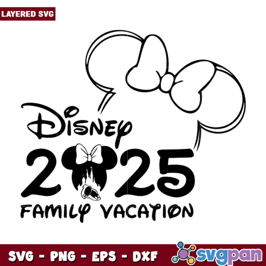 Disney 2025 Family Vacation SVG