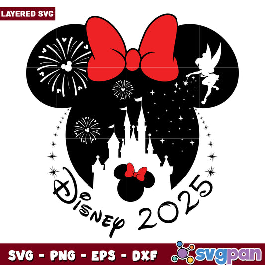 Disney 2025 Minnie Mouse SVG