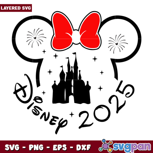 Disney 2025 SVG Mickey Ears Design