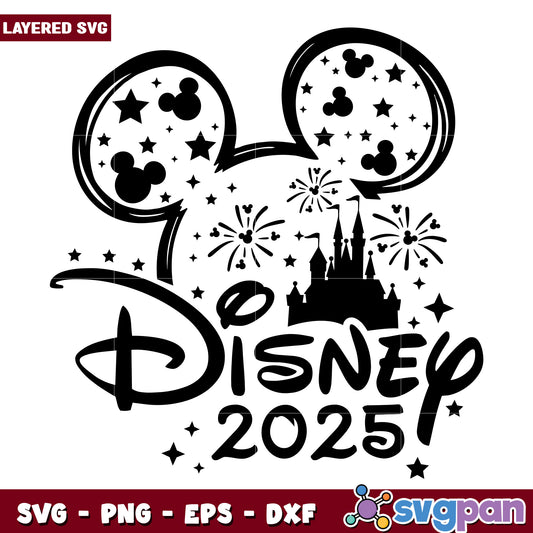 Disney 2025 SVG Mickey Mouse Ears