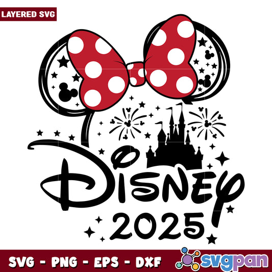 Disney 2025 SVG Minnie Ears Design