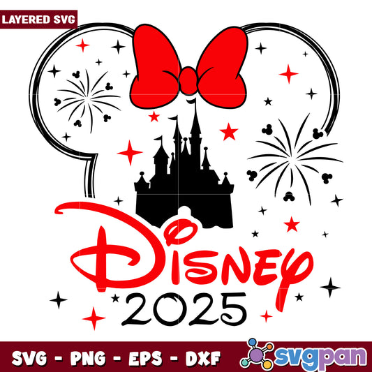 Disney 2025 SVG Minnie Mouse Ears