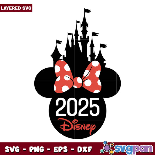 Disney 2025 design png, disneyland png,  summer vacation png