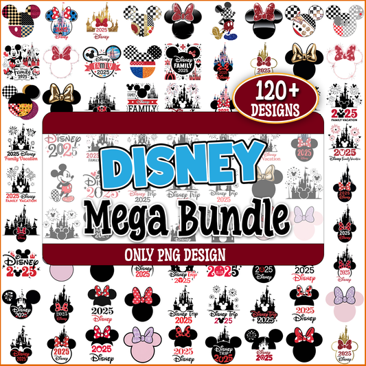 Disney 2025 png bundle
