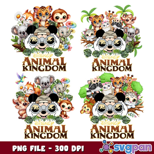 Disney Animal Kingdom Bundle Adorable PNG Set