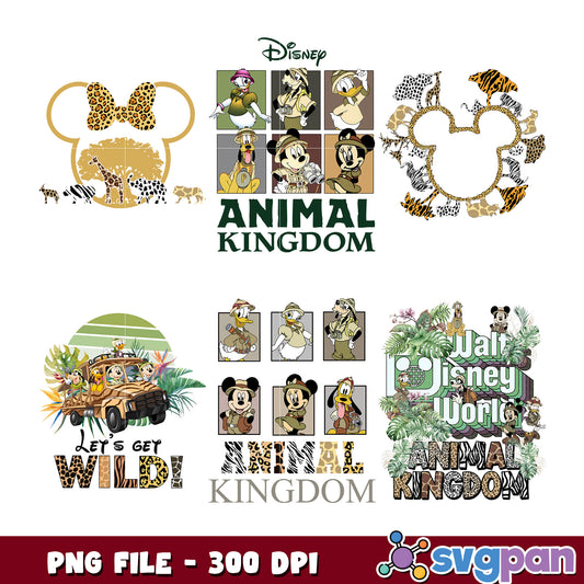 Disney Animal Kingdom PNG Bundle