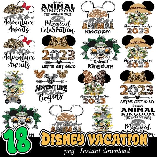 Disney Animal Kingdom PNG Bundle 2023