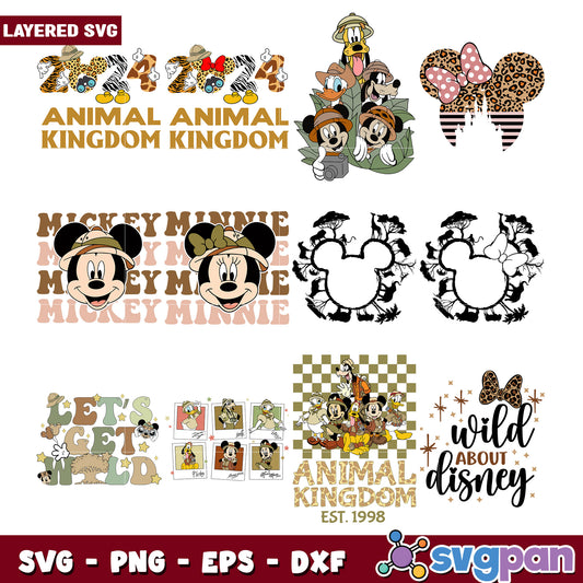 Disney Animal Kingdom SVG Bundle