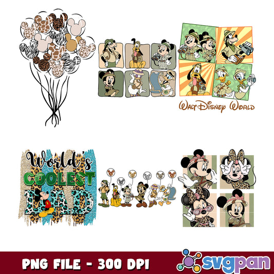Disney Animal Print Bundle PNG