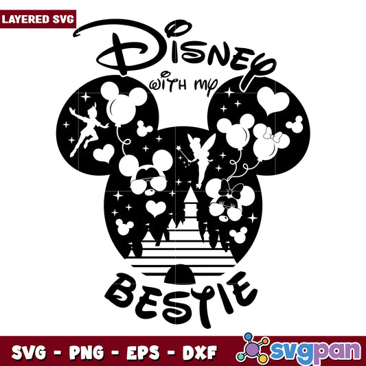 Disney Best Friend SVG Cut File