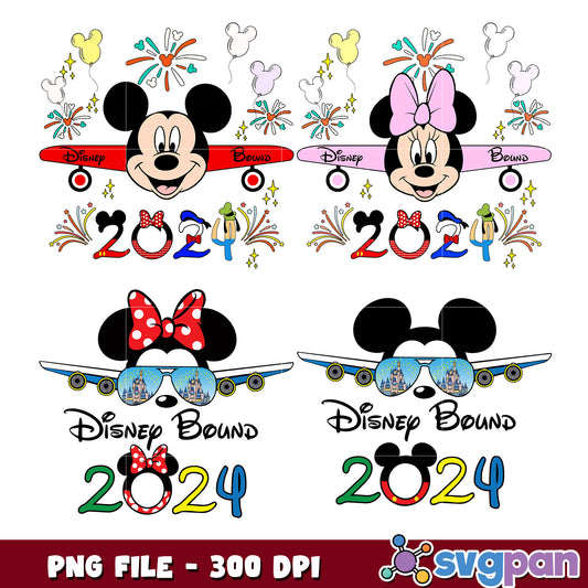 Disney Bound 2024 PNG Bundle