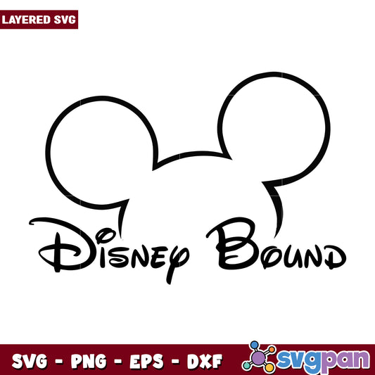Disney Bound SVG Cut File