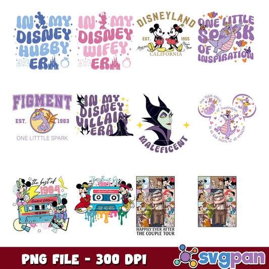 Disney Bundle PNG 300 DPI Designs