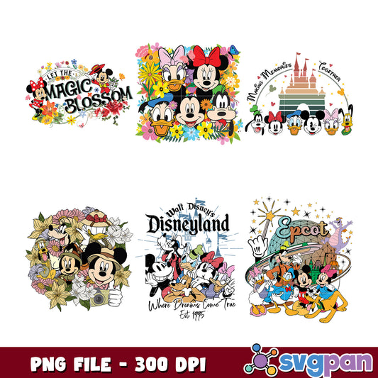 Disney Bundle PNG Files Magic Epcot and Memories