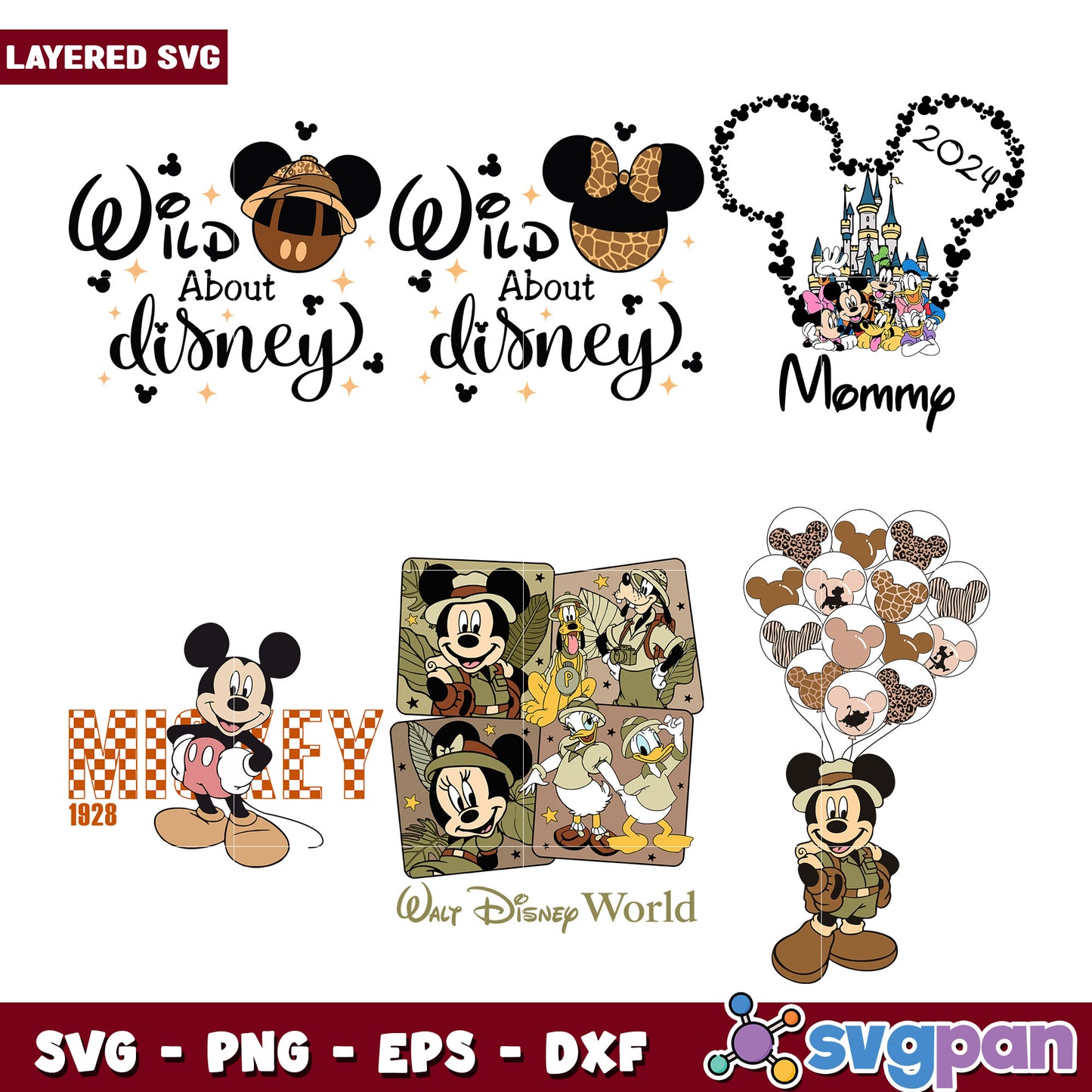 Disney Bundle SVG Cut Files