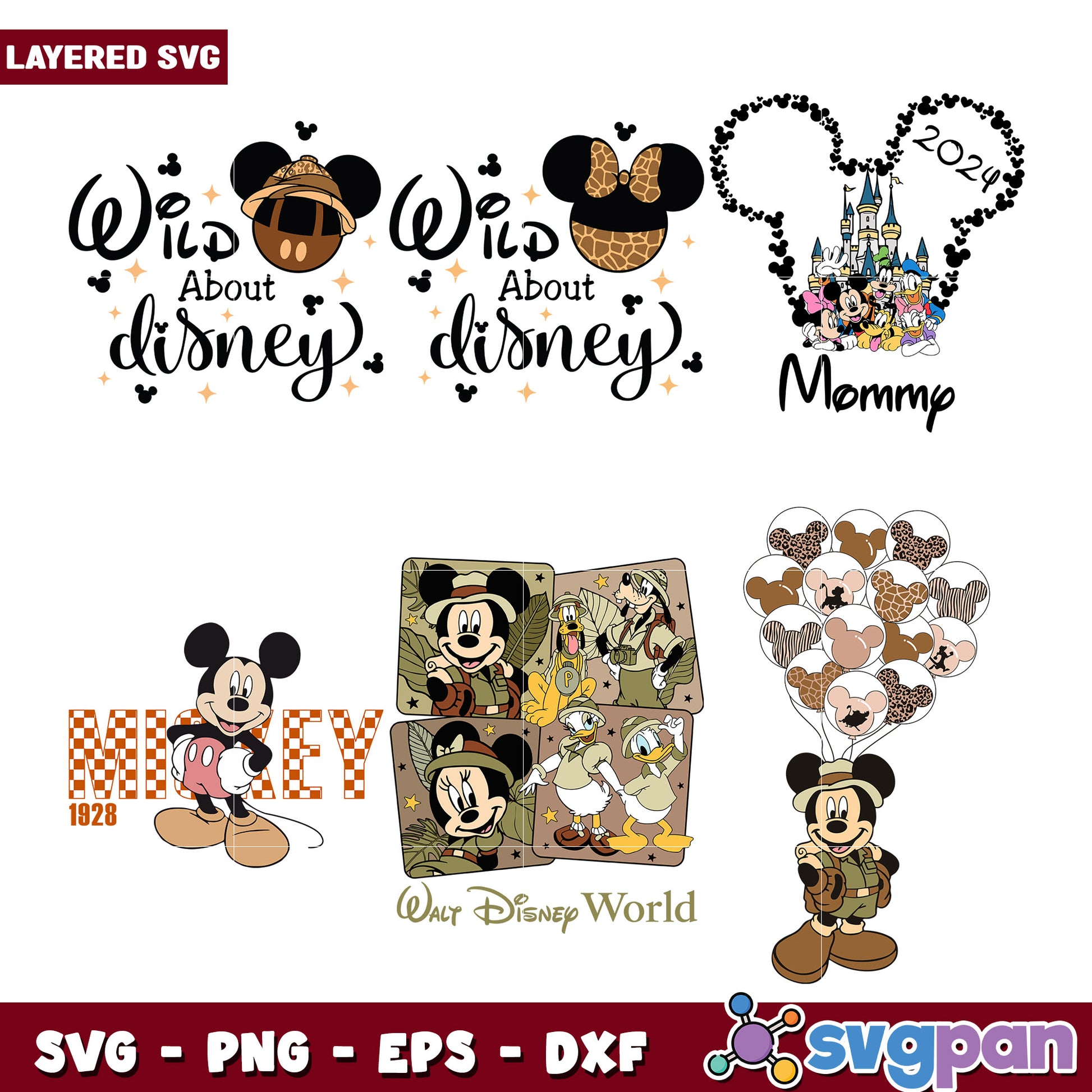 Disney Bundle SVG Cut Files