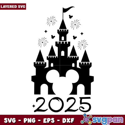 Disney Castle 2025 SVG
