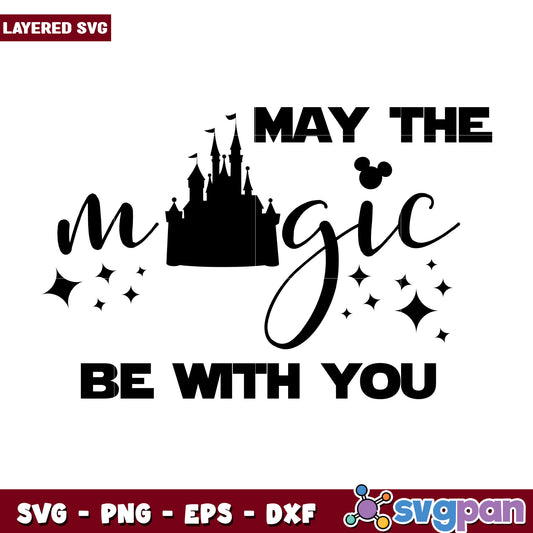 Disney Castle Magic SVG Cut File