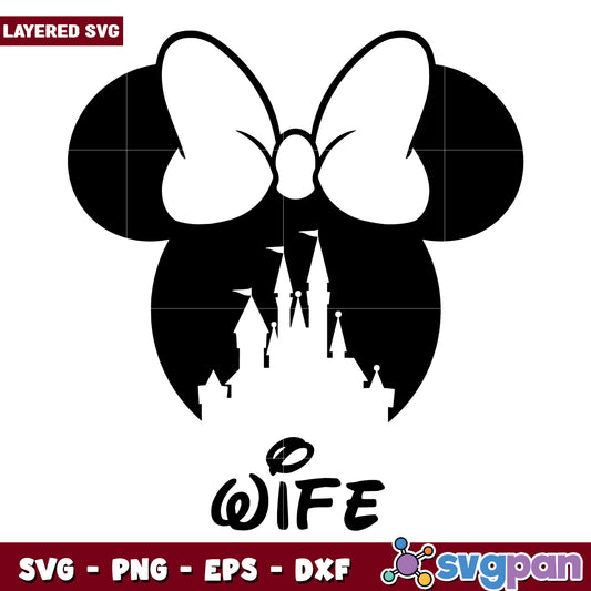 Disney Castle Wife SVG Cut File