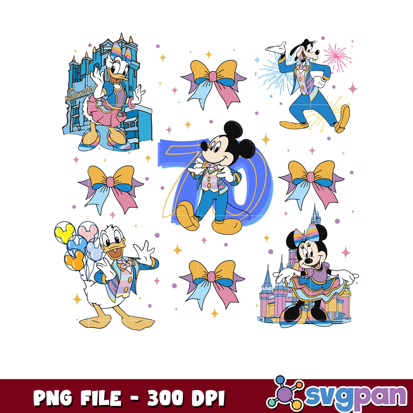 Disney Characters PNG 300 DPI Download