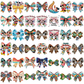 Disney Colorful Bowtie png bundle, stitch png, princess png