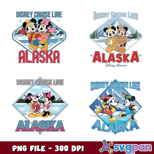 Disney Cruise Alaska PNG Bundle 300 DPI