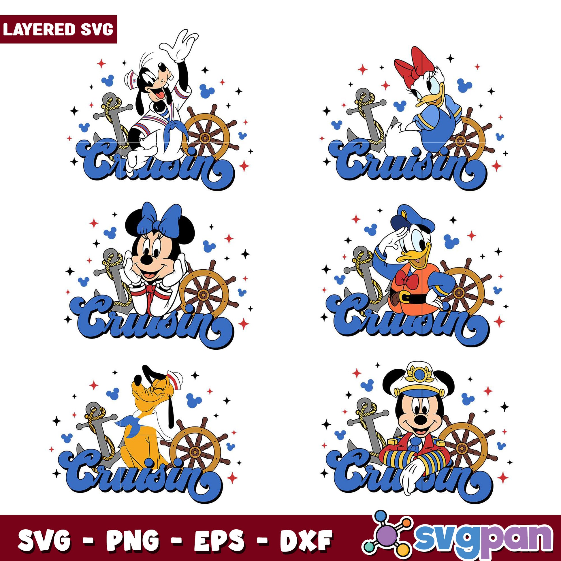 Disney Cruise SVG Bundle