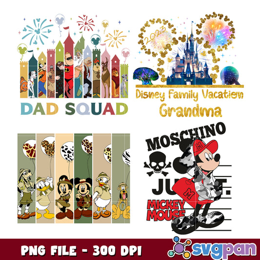 Disney Dad Squad Family Vacation Bundle