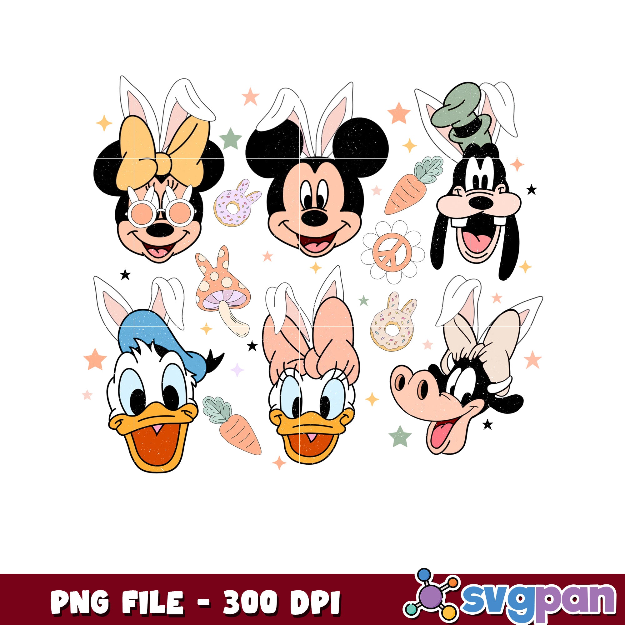 Disney Easter Bunny PNG Characters – svgpan