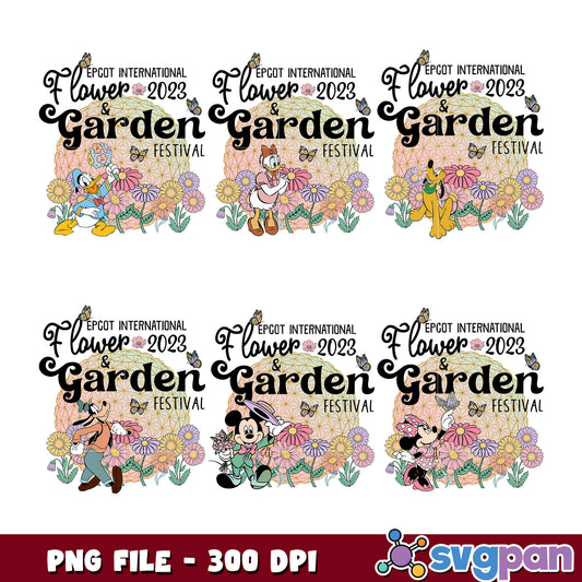 Disney Epcot Flower Garden Festival PNG