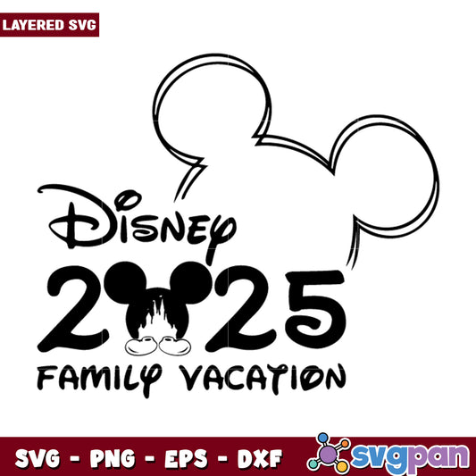 Disney Family Vacation 2025 SVG
