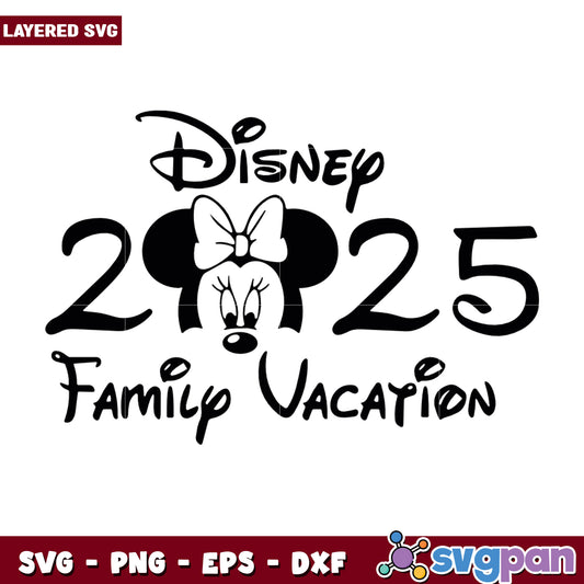 Disney Family Vacation 2025 SVG Fun Design for Families