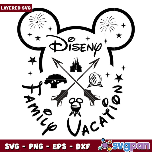 Disney Family Vacation SVG