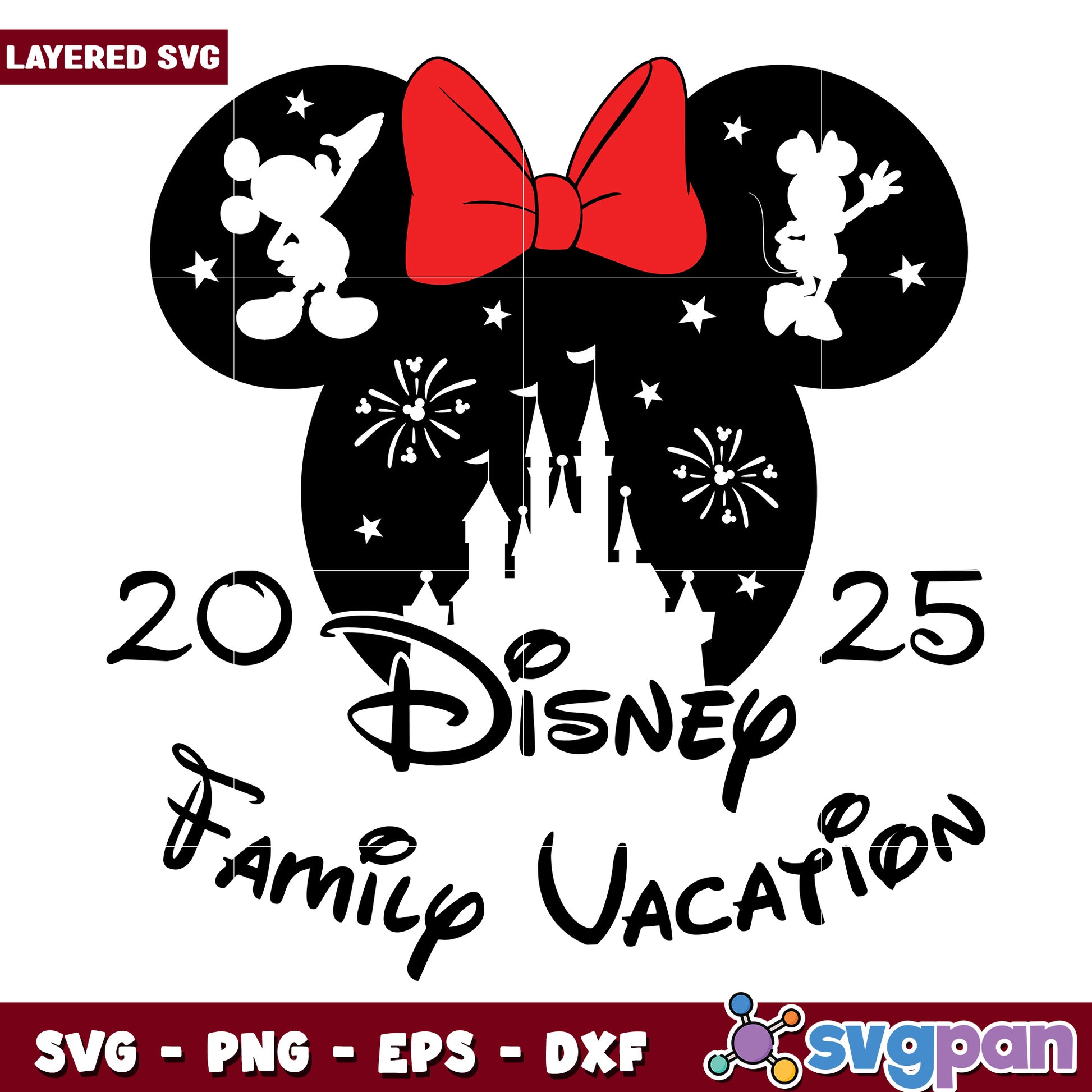 Disney Family Vacation SVG 2025